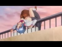 Red head anime chick tied up in ropes